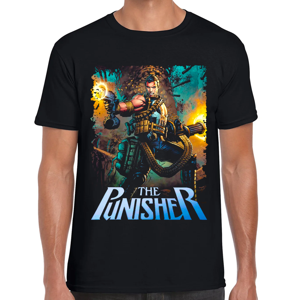 Playera Punisher Marvel Algodón Premium #0002353
