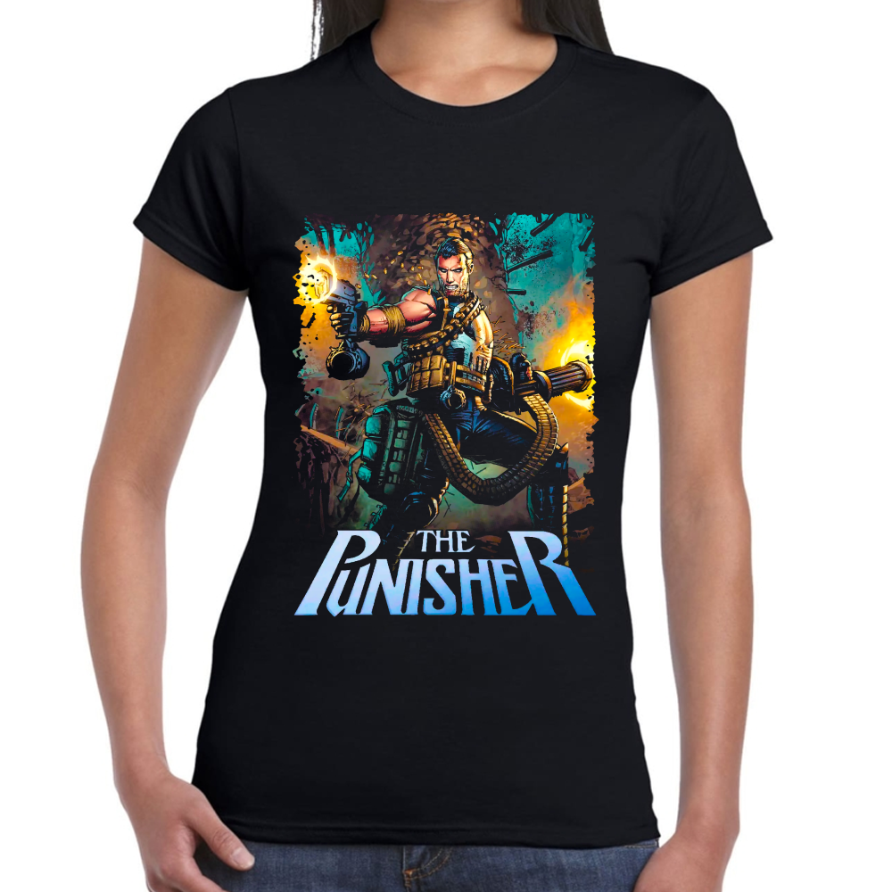 Playera Punisher Marvel Algodón Premium #0002353 Imagen secundaria del producto