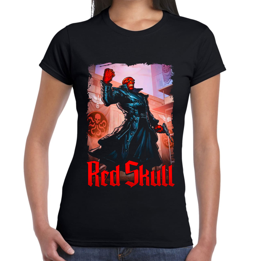 Playera Red Skull Marvel Algodón Premium #0002357