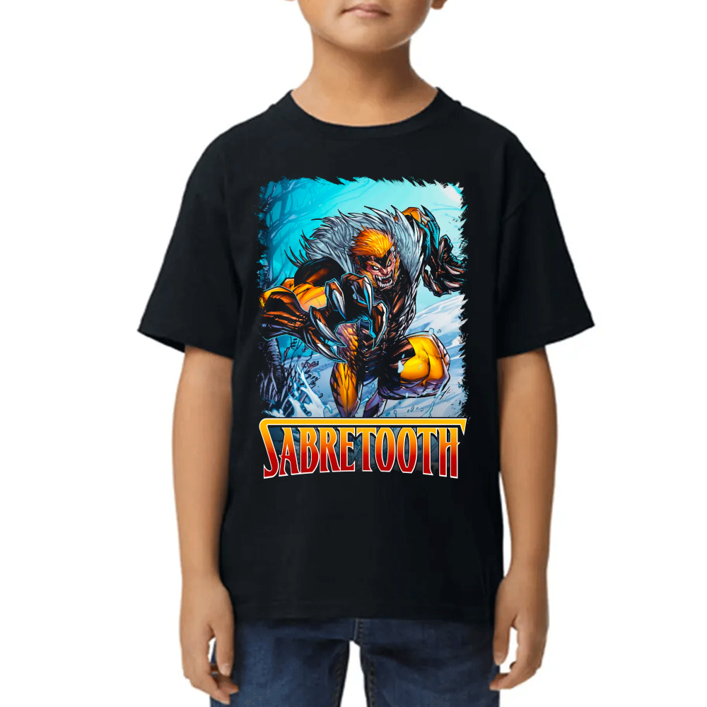 Playera Sabretooth Marvel Algodón Premium #0002359