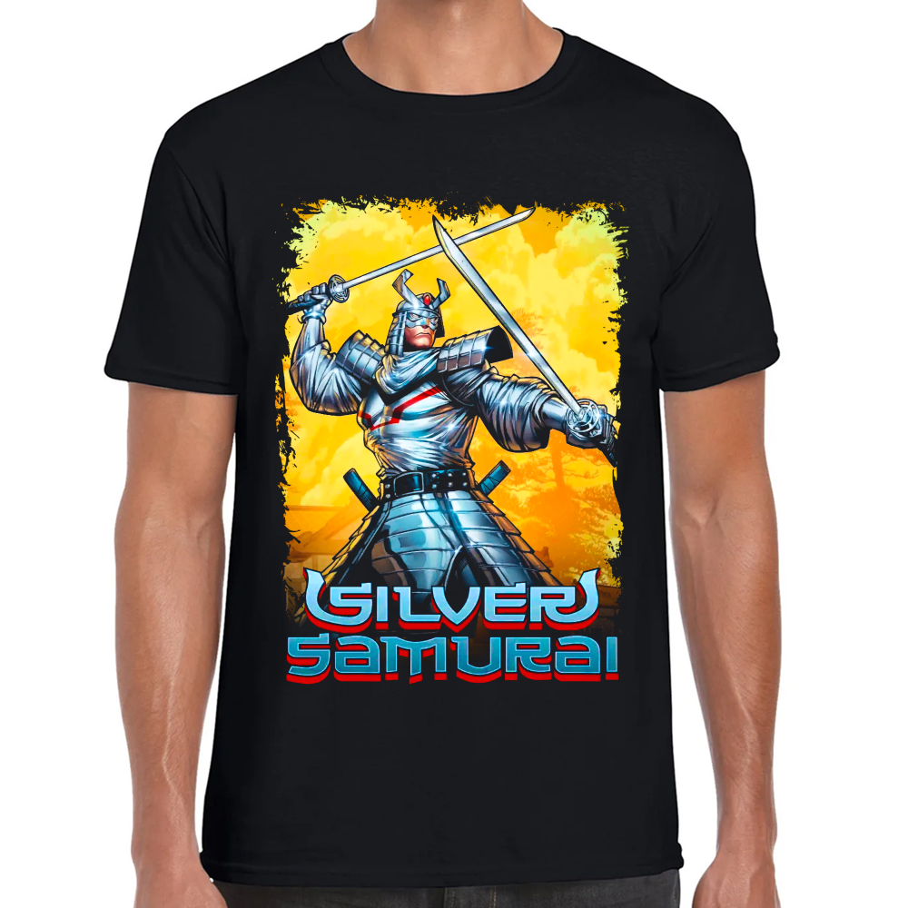Playera Silver Samurai Marvel Algodón Premium #0002366