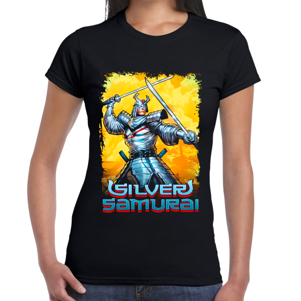 Playera Silver Samurai Marvel Algodón Premium #0002366 Imagen secundaria del producto