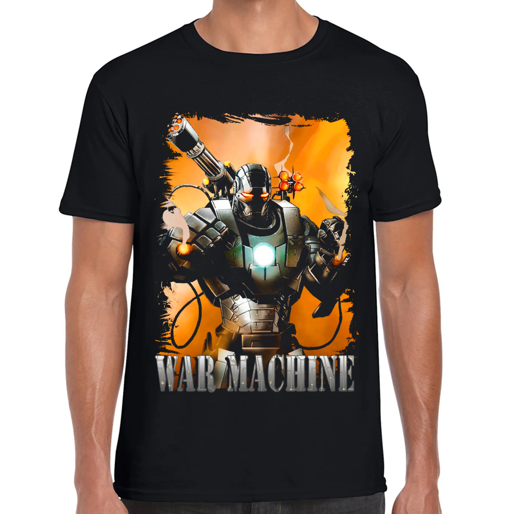 Playera War Machine Marvel Algodón Premium #0002373
