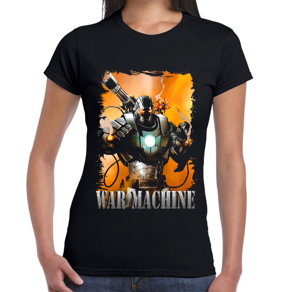 Playera War Machine Marvel Algodón Premium #0002373