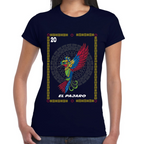 Playera Loteria Mexicana El Pajaro Algodón Premium #0002379