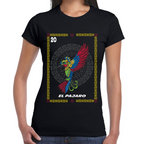Playera Loteria Mexicana El Pajaro Algodón Premium #0002379