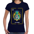 Playera Loteria Mexicana La Luna Algodón Premium #0002383