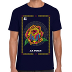 Playera Loteria Mexicana La Rosa Algodón Premium #0002384
