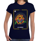 Playera Loteria Mexicana La Rosa Algodón Premium #0002384