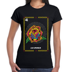 Playera Loteria Mexicana La Rosa Algodón Premium #0002384