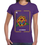 Playera Loteria Mexicana La Rosa Algodón Premium #0002384