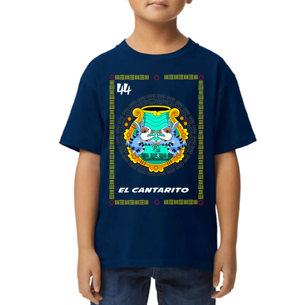 Playera Loteria Mexicana El Cantarito Algodón Premium #0002385