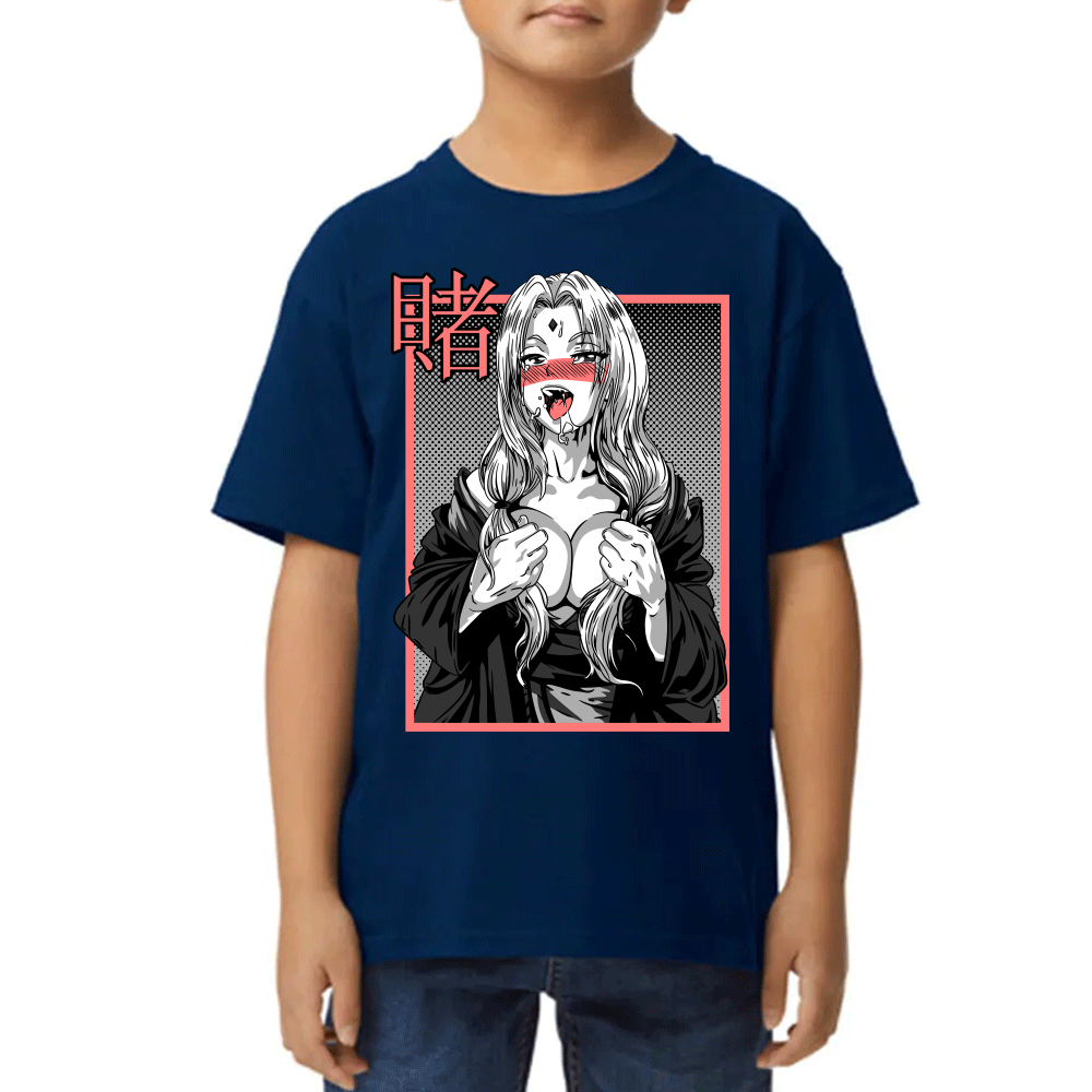 Playera Naruto Senju Tsunade Ecchi Hentai Gray #0002386 Imagen secundaria del producto