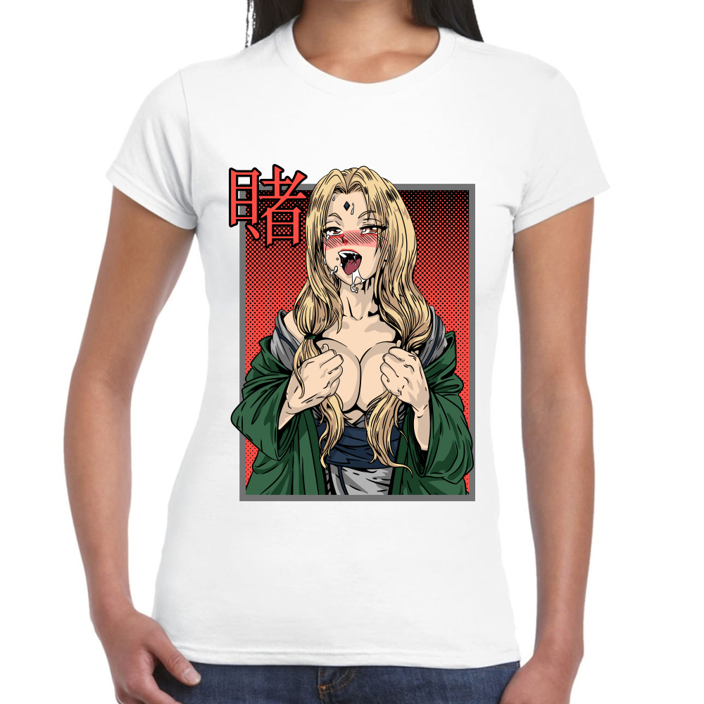 Playera Naruto Senju Tsunade Ecchi Hentai #0002387