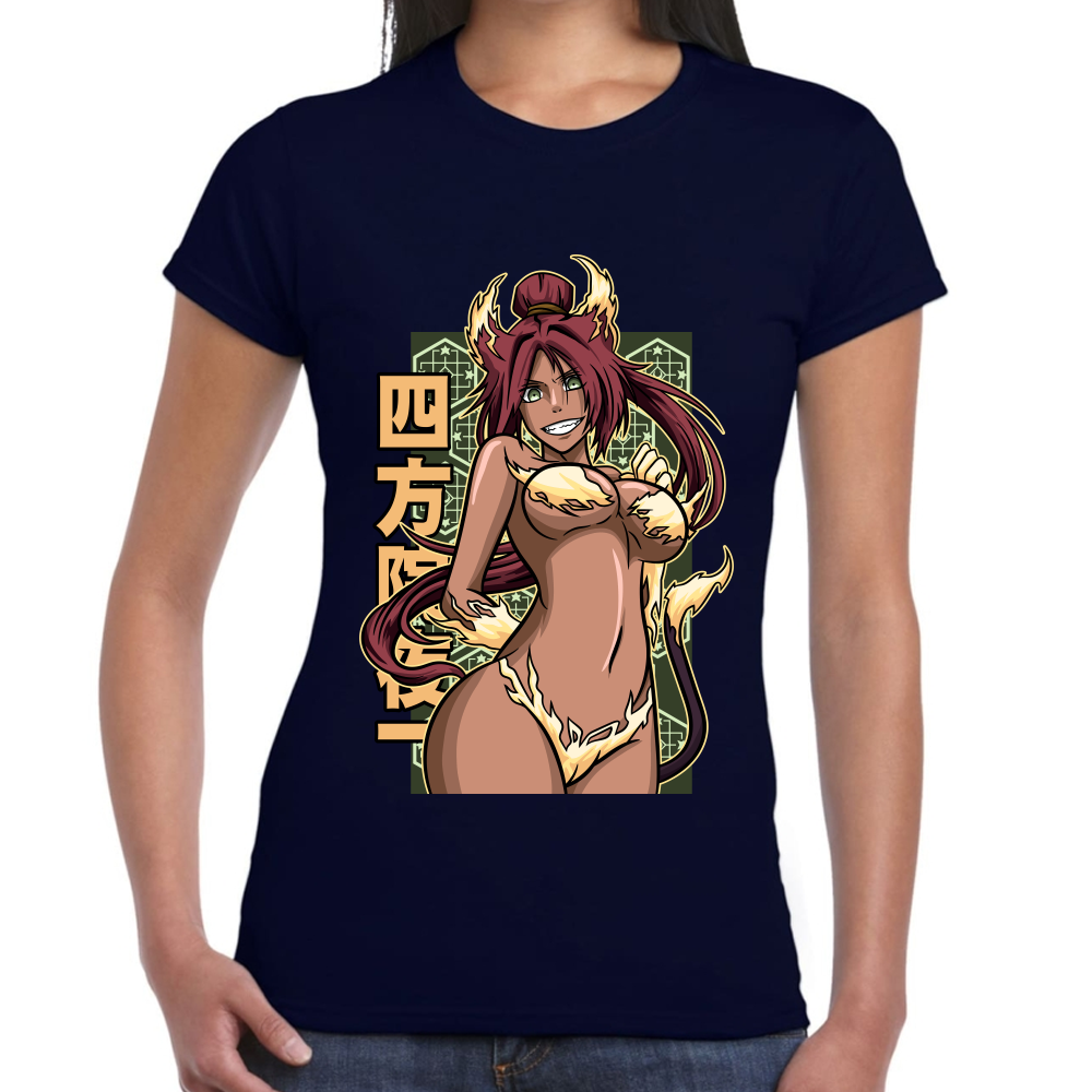 Playera Bleach Yoruichi Shihōin Demon Hentai Ecchi #0002388