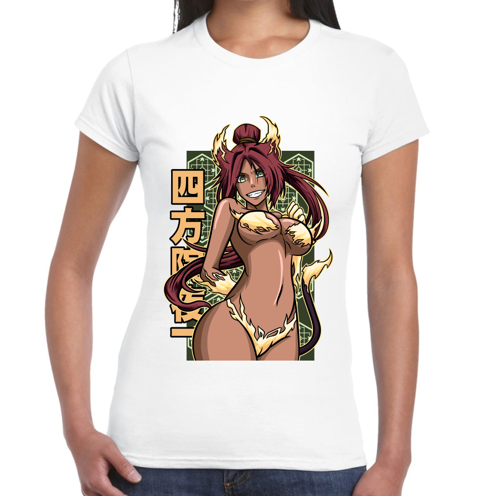 Playera Bleach Yoruichi Shihōin Demon Hentai Ecchi #0002388