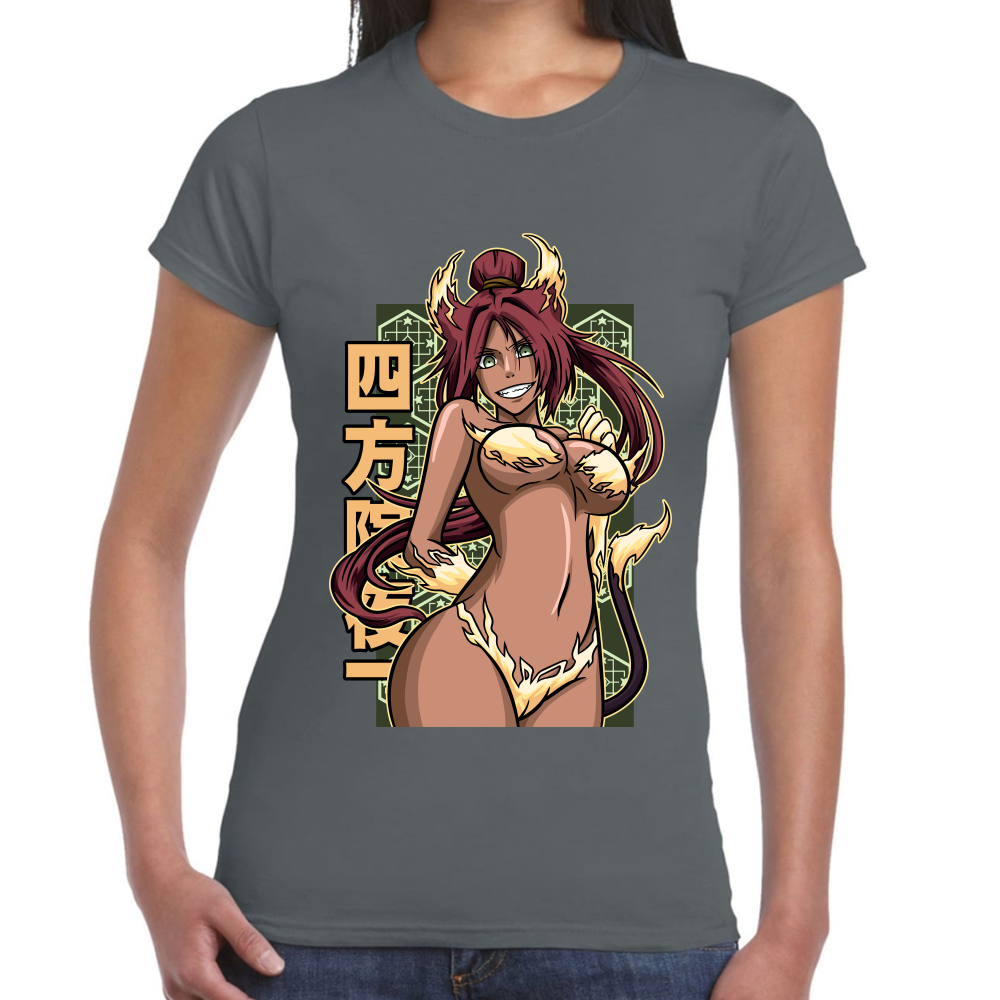 Playera Bleach Yoruichi Shihōin Demon Hentai Ecchi #0002388