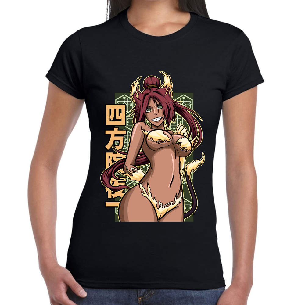 Playera Bleach Yoruichi Shihōin Demon Hentai Ecchi #0002388 Imagen secundaria del producto