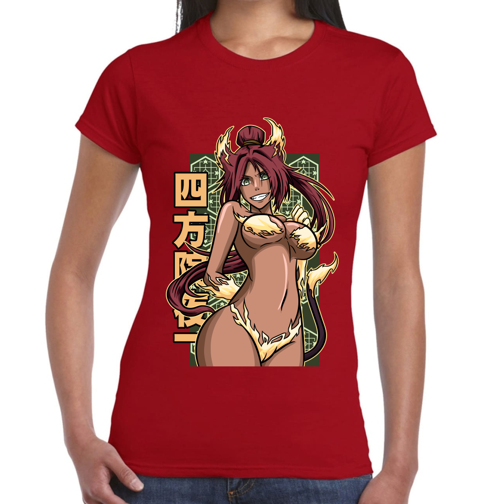 Playera Bleach Yoruichi Shihōin Demon Hentai Ecchi #0002388