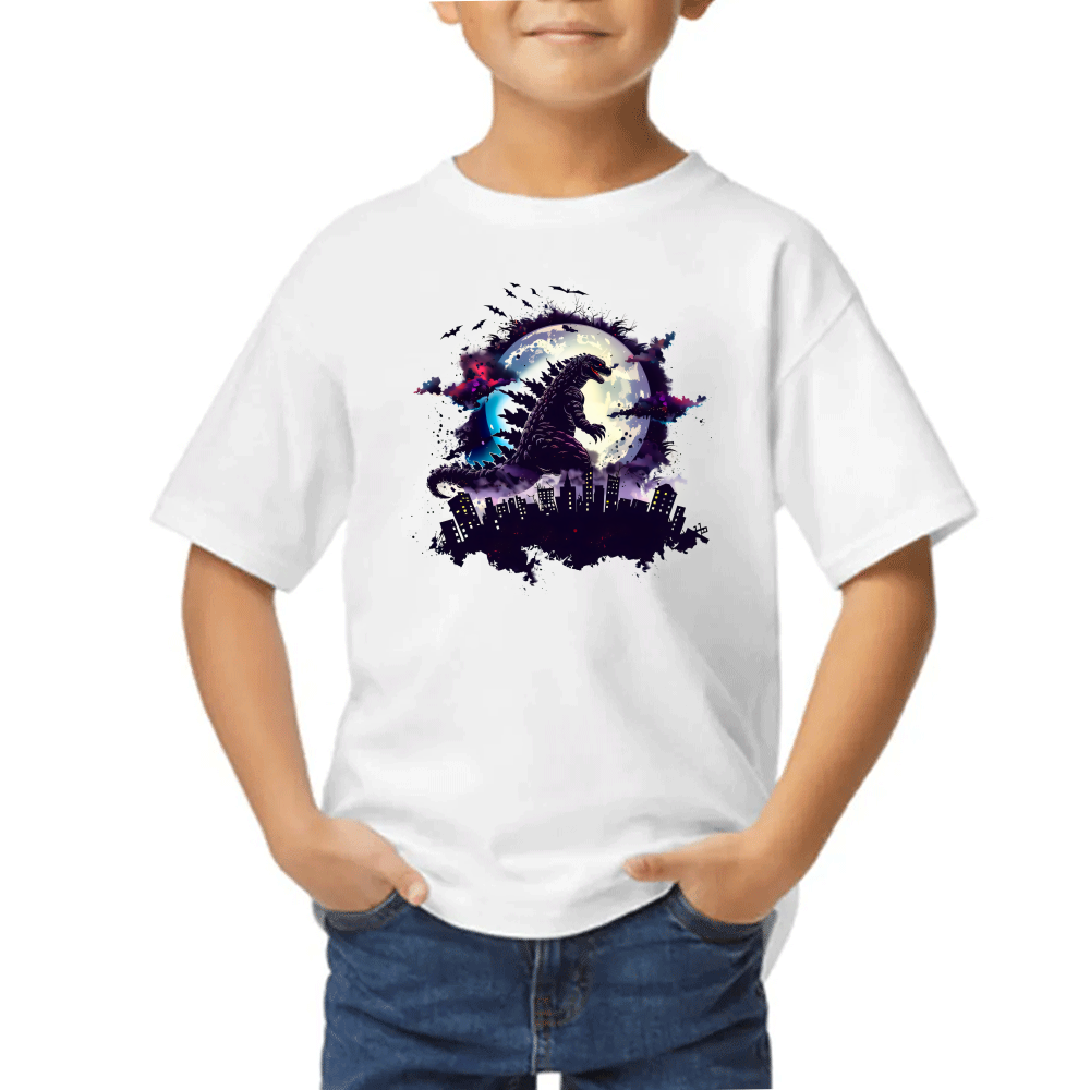 Playera Godzilla Dark Algodón Premium #0002395