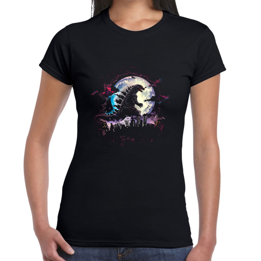Playera Godzilla Dark Algodón Premium #0002395