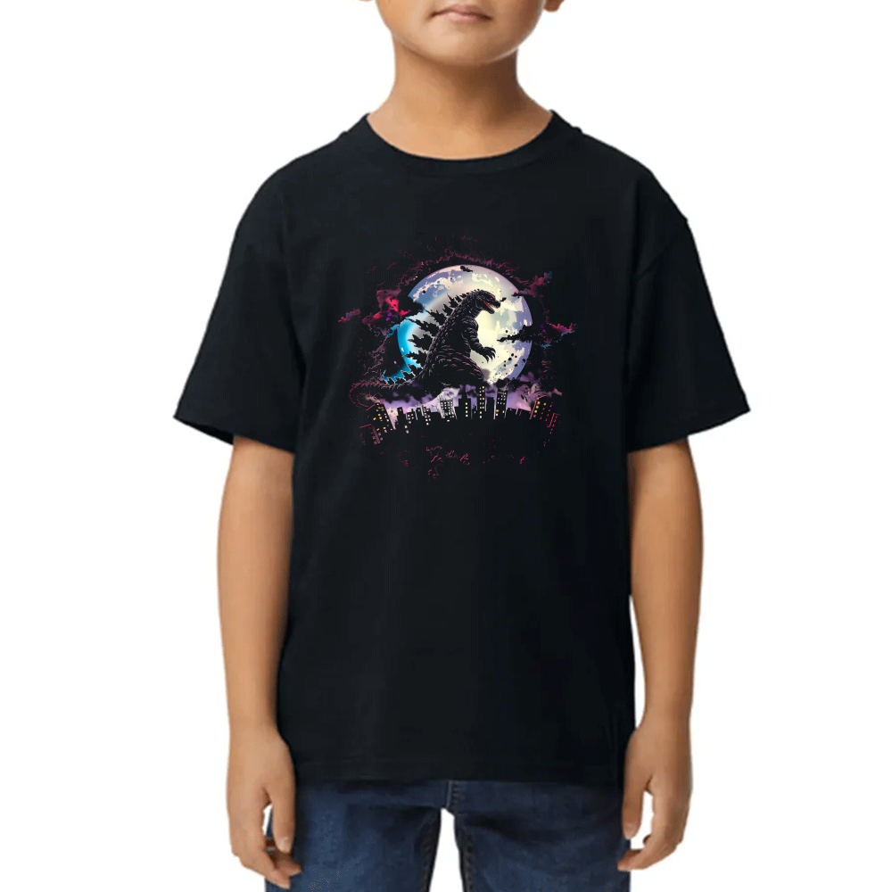 Playera Godzilla Dark Algodón Premium #0002395