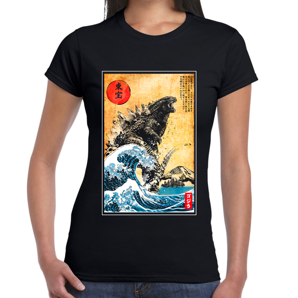 Playera Godzilla The Rise of Gojira Algodón Premium #0002396