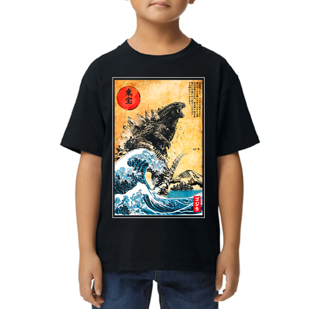 Playera Godzilla The Rise of Gojira Algodón Premium #0002396