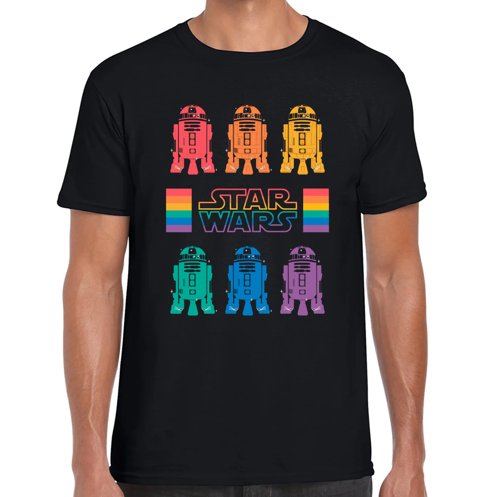 Playera R2D2 Raibow Pride Star Wars #0002400 Imagen principal del producto