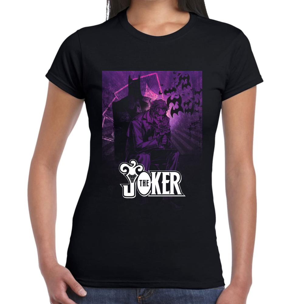 Playera The Joker In The Shadow Algodón Premium #0002406
