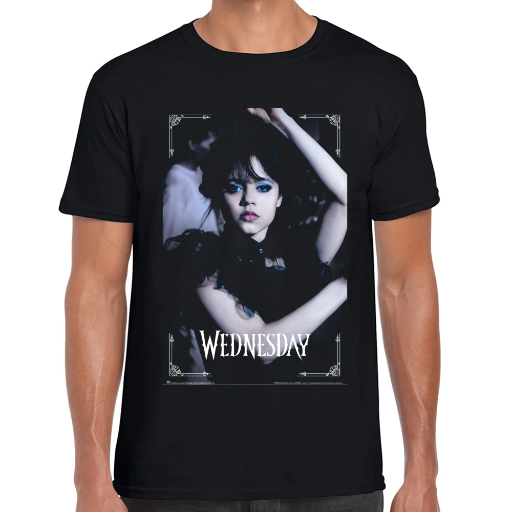 Playera Wednesday Merlina Dance Algodón Premium #0002407