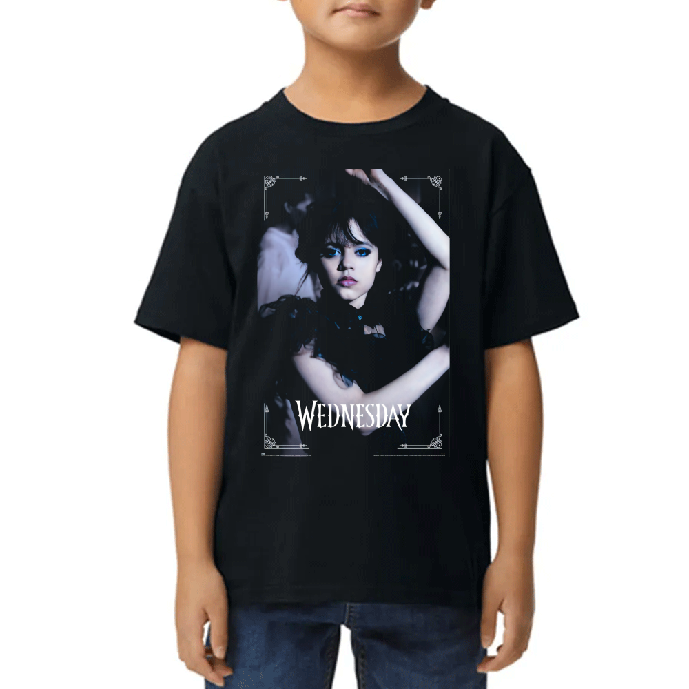 Playera Wednesday Merlina Dance Algodón Premium #0002407 Imagen principal del producto