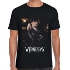 Playera Merlina Room Wednesday Algodón Premium #0002411