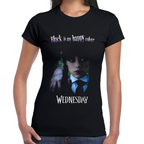 Playera Merlina Wednesday Negro es mi Color #0002418