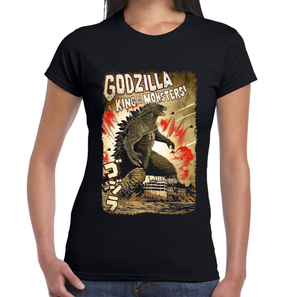 Playera Godzilla King of the Monsters Algodón Premium #0002419
