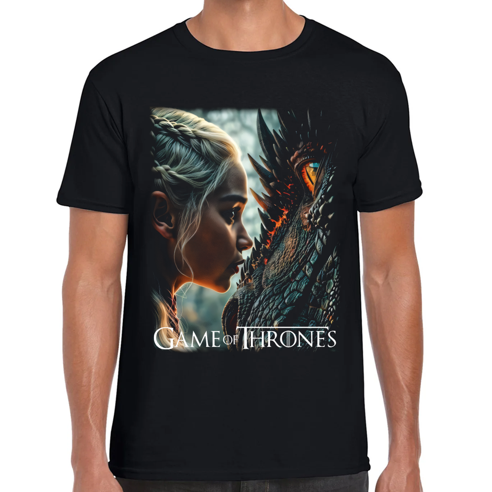 Playera Game of Thrones Madre de Dragones Algodón Premium #0002426 Imagen principal del producto