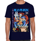 Playera Trafalgar Law One Piece Algodón Premium #0002428