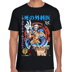 Playera Trafalgar Law One Piece Algodón Premium #0002428
