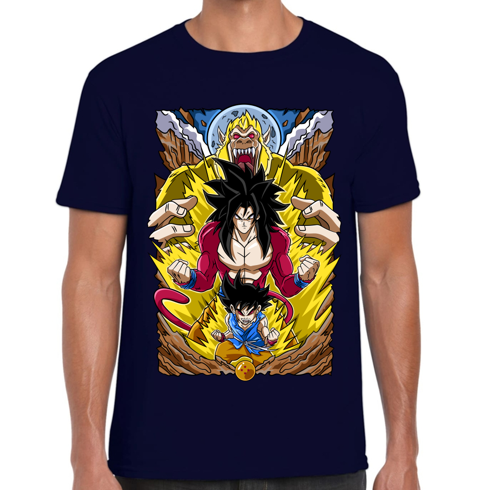 Playera Dragon Ball Goku SSJ4 Algodón Premium #0002431