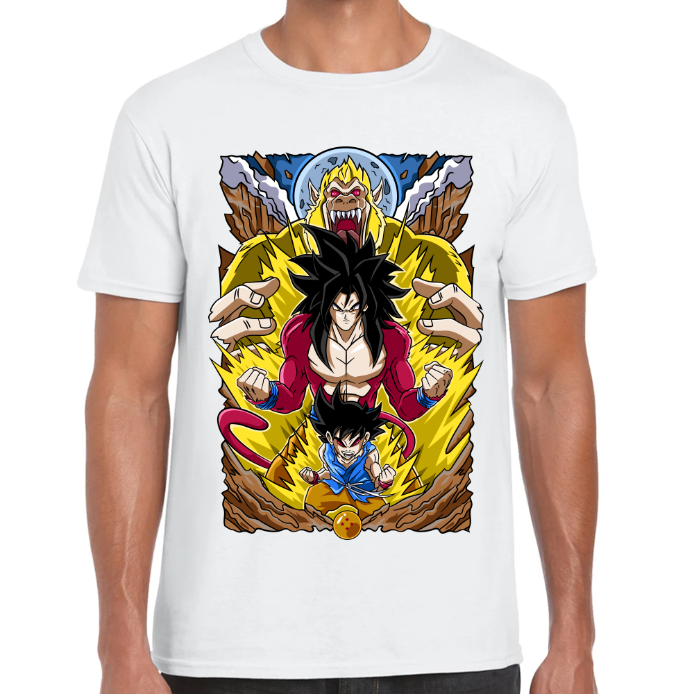 Playera Dragon Ball Goku SSJ4 Algodón Premium #0002431