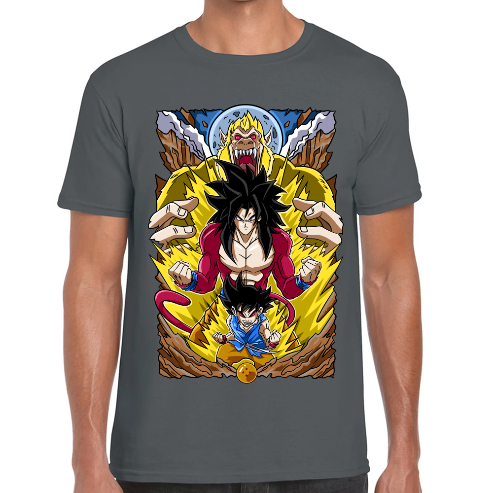 Playera Dragon Ball Goku SSJ4 Algodón Premium #0002431