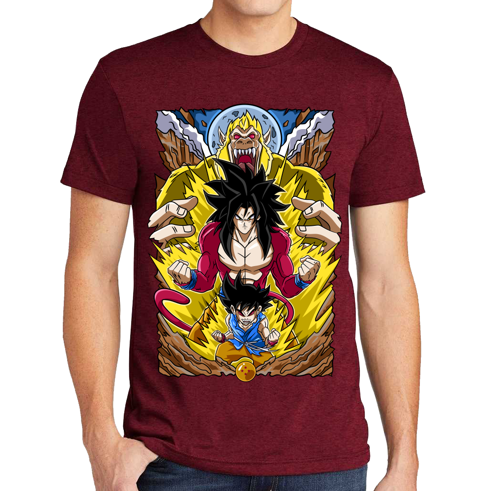 Playera Dragon Ball Goku SSJ4 Algodón Premium #0002431