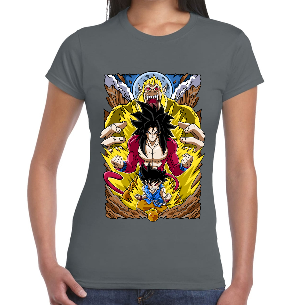Playera Dragon Ball Goku SSJ4 Algodón Premium #0002431
