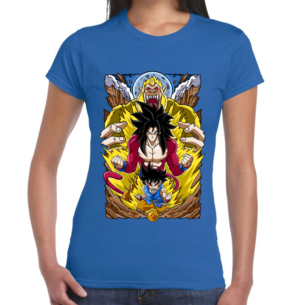 Playera Dragon Ball Goku SSJ4 Algodón Premium #0002431