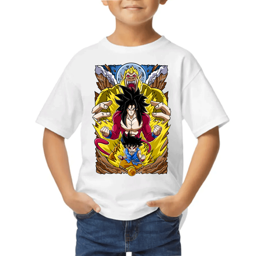 Playera Dragon Ball Goku SSJ4 Algodón Premium #0002431