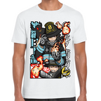 Playera Fire Force Shinra Kusakabe Algodón Premium #0002432