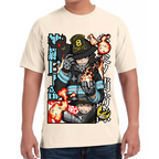 Playera Fire Force Shinra Kusakabe Algodón Premium #0002432