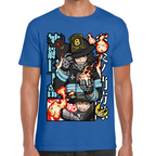 Playera Fire Force Shinra Kusakabe Algodón Premium #0002432