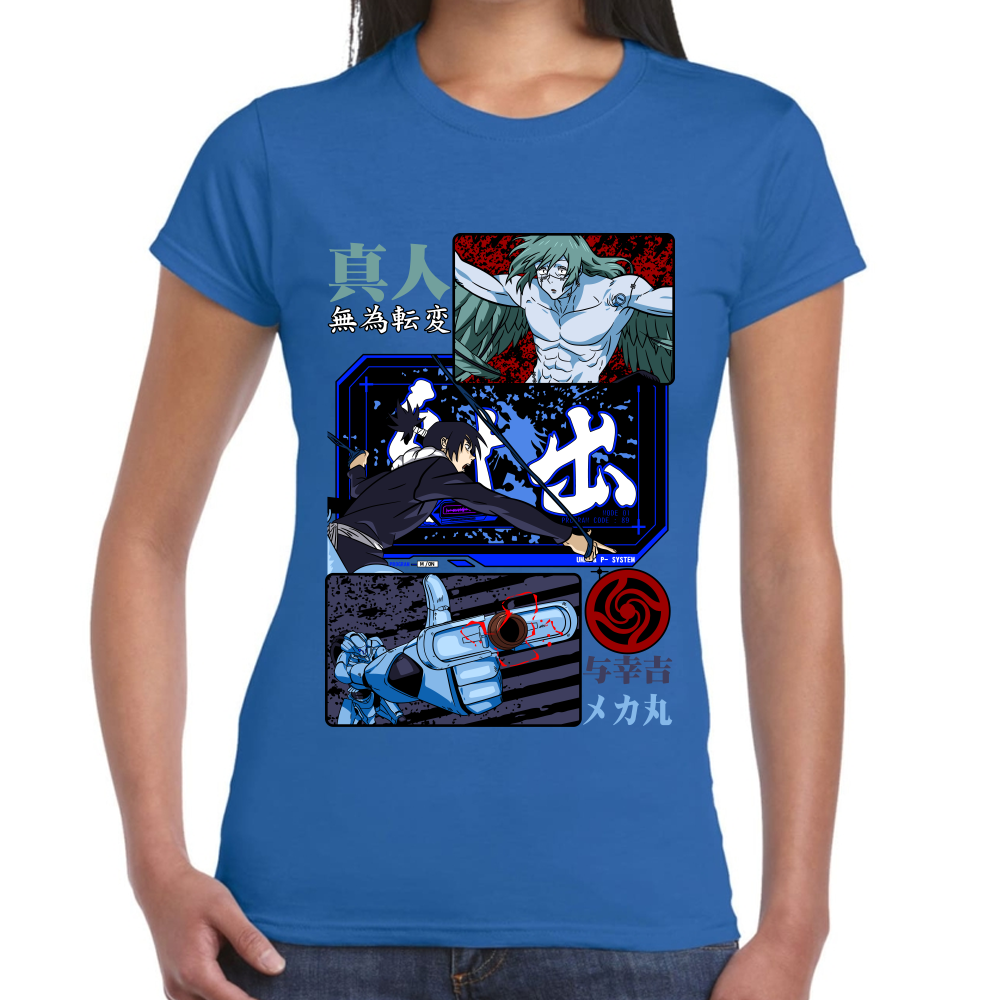 Playera Mechamaru vs Mahito Jujutsu Kaisen Algodón Premium #0002435