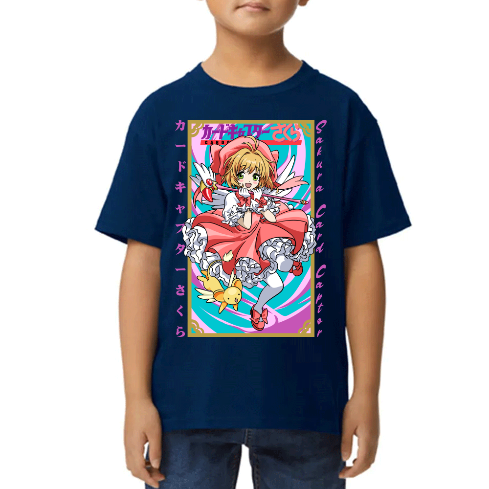 Playera de Niño Sakura Card Captor Algodón Premium #0002436